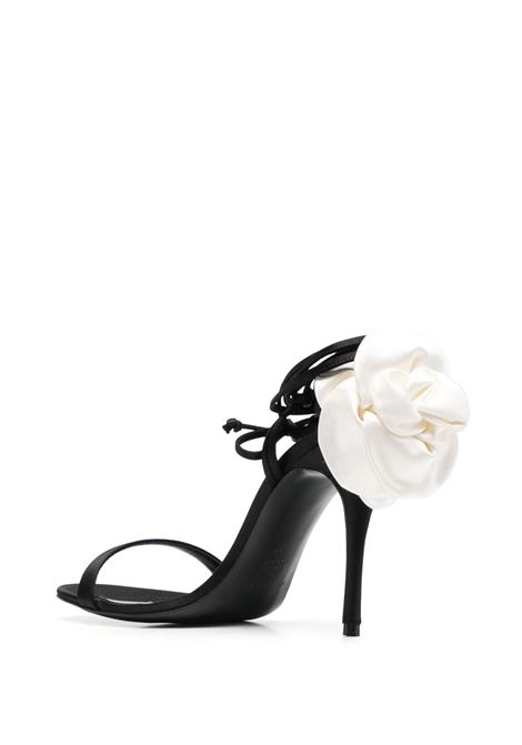 Sandali con fiore in bianco e nero - donna MAGDA BUTRYM | 522423BLK